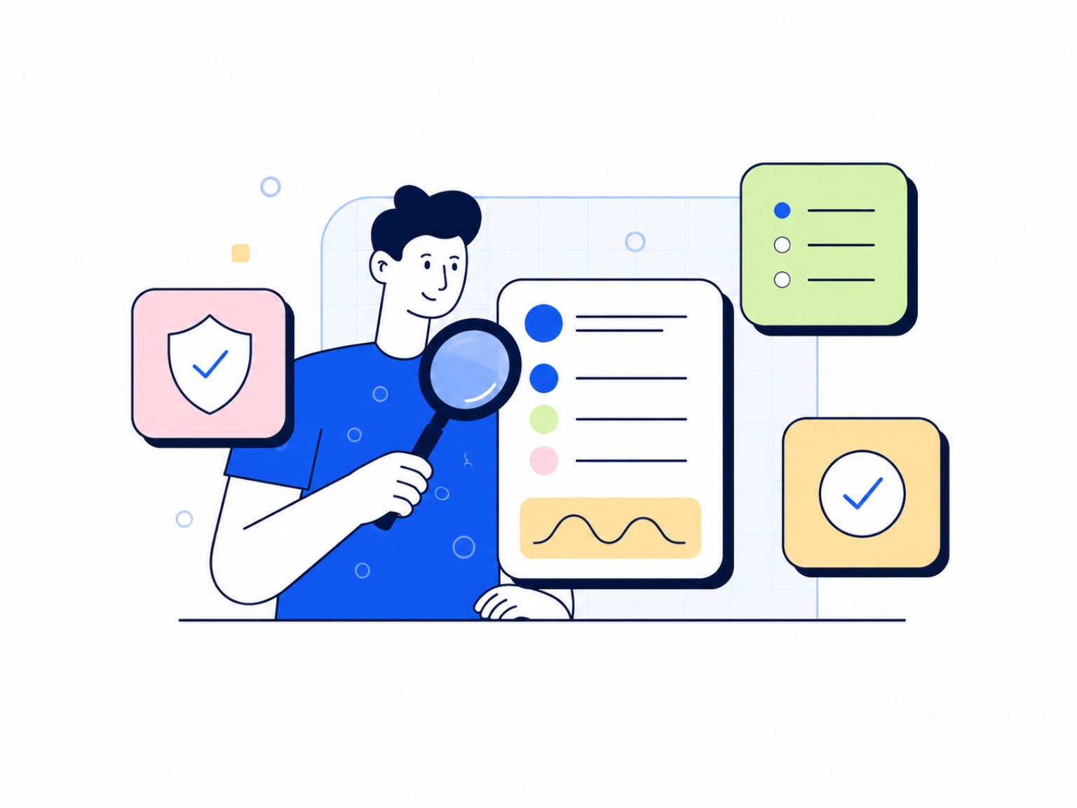 Illustration of quality checking